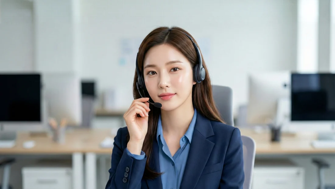 휴대폰 소액결제 한도 현금화 상담을 진행하는 상담원